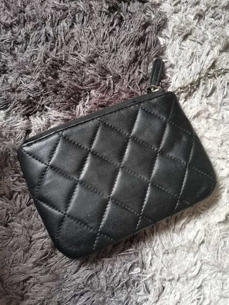 Chanel keychain cheap coin purse