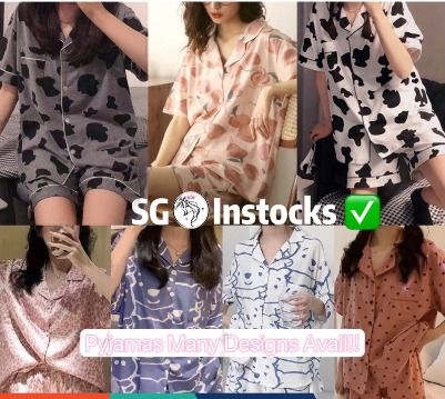 CHEAP BUTTON DOWN 2 SET PYJAMAS SLEEPWEAR HOMEWEAR FOR LADIES MANY DESIGNS COMFORTABLE Women s Fashion Dresses Sets Sets or Coordinates on Carousell