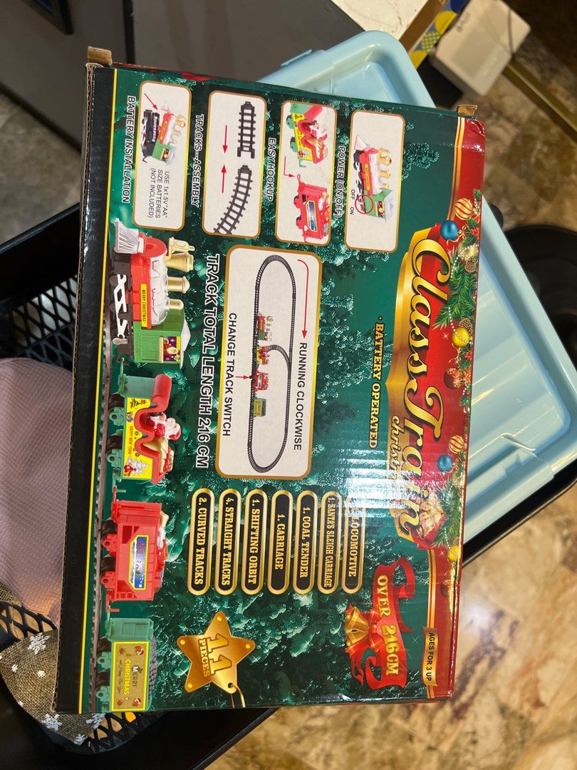Christmas Train Electric (Category: Remote Control Toys) located in Muntinlupa City. Submitted by goldinmygarage (Listing ID 1270244702, Image 2). Description: Good as new Rfs: small for what we need.
