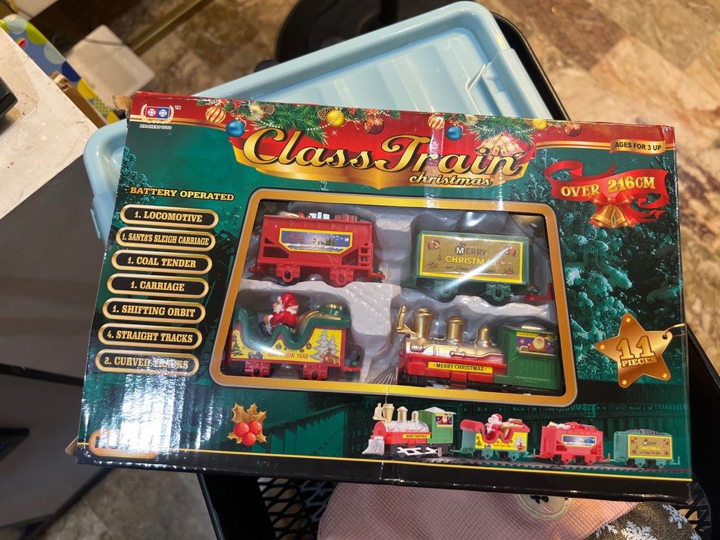 Christmas Train Electric (Category: Remote Control Toys) located in Muntinlupa City. Submitted by goldinmygarage (Listing ID 1270244702, Image 1). Description: Good as new Rfs: small for what we need.