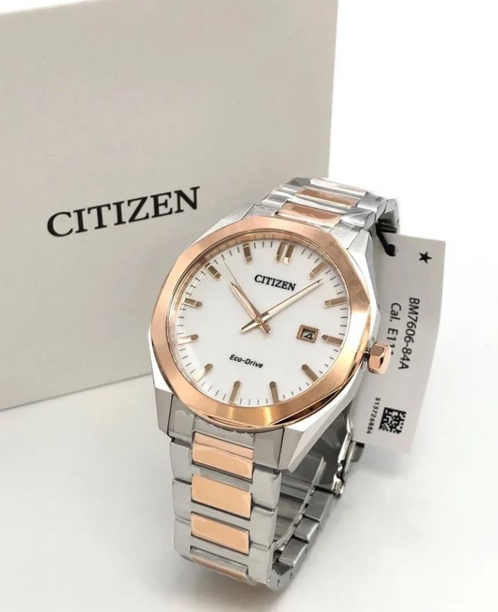White citizen hotsell eco drive watch