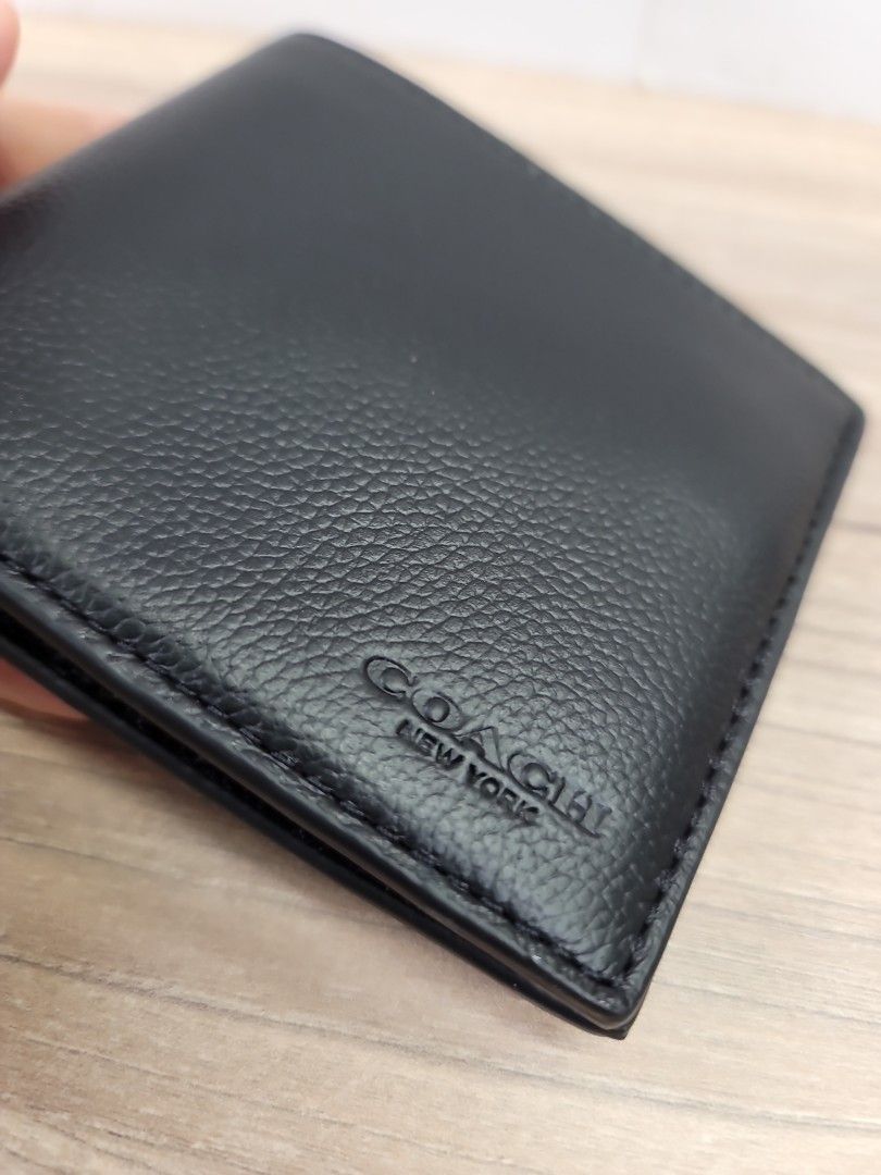Coach F75084 Double Bill Leather Wallet Carousell