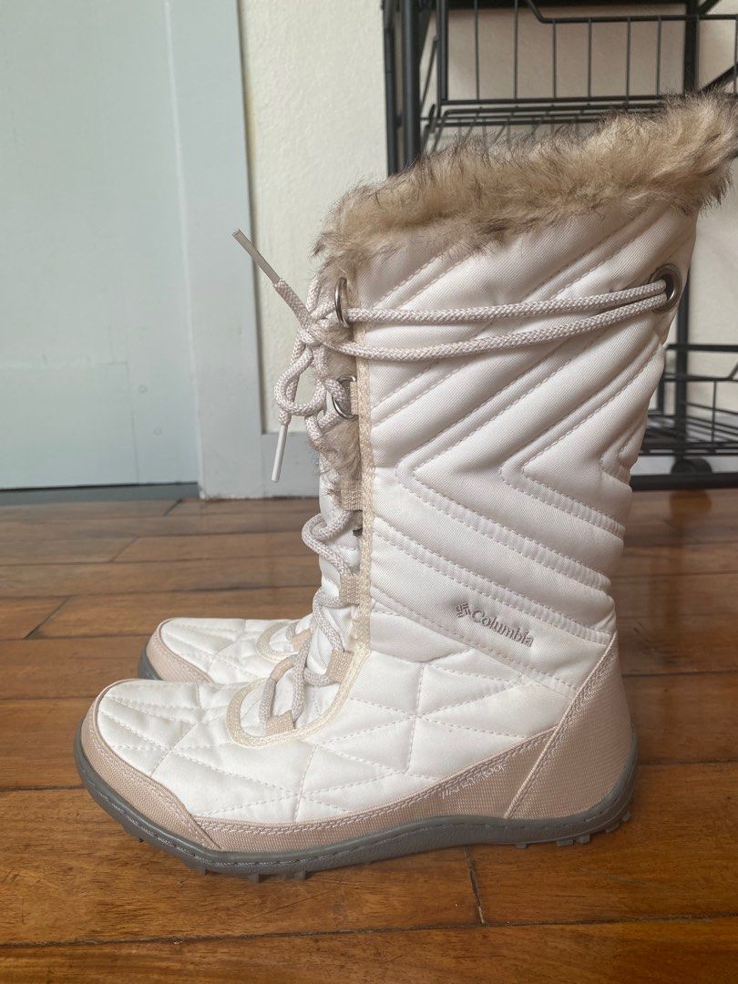 Columbia white snow boots on sale