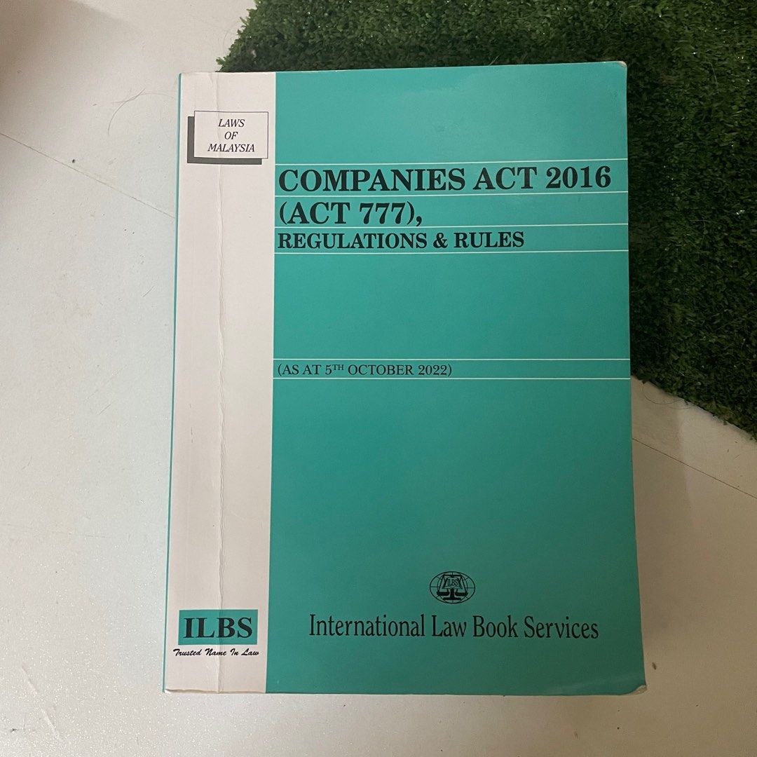 Companies Act 2016, Hobbies & Toys, Books & Magazines, Textbooks on