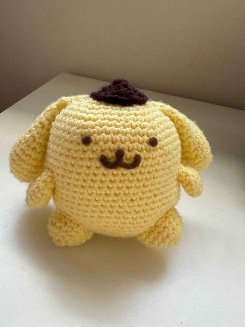 crochet pompompurin, Hobbies & Toys, Stationery & Craft, Handmade Craft ...