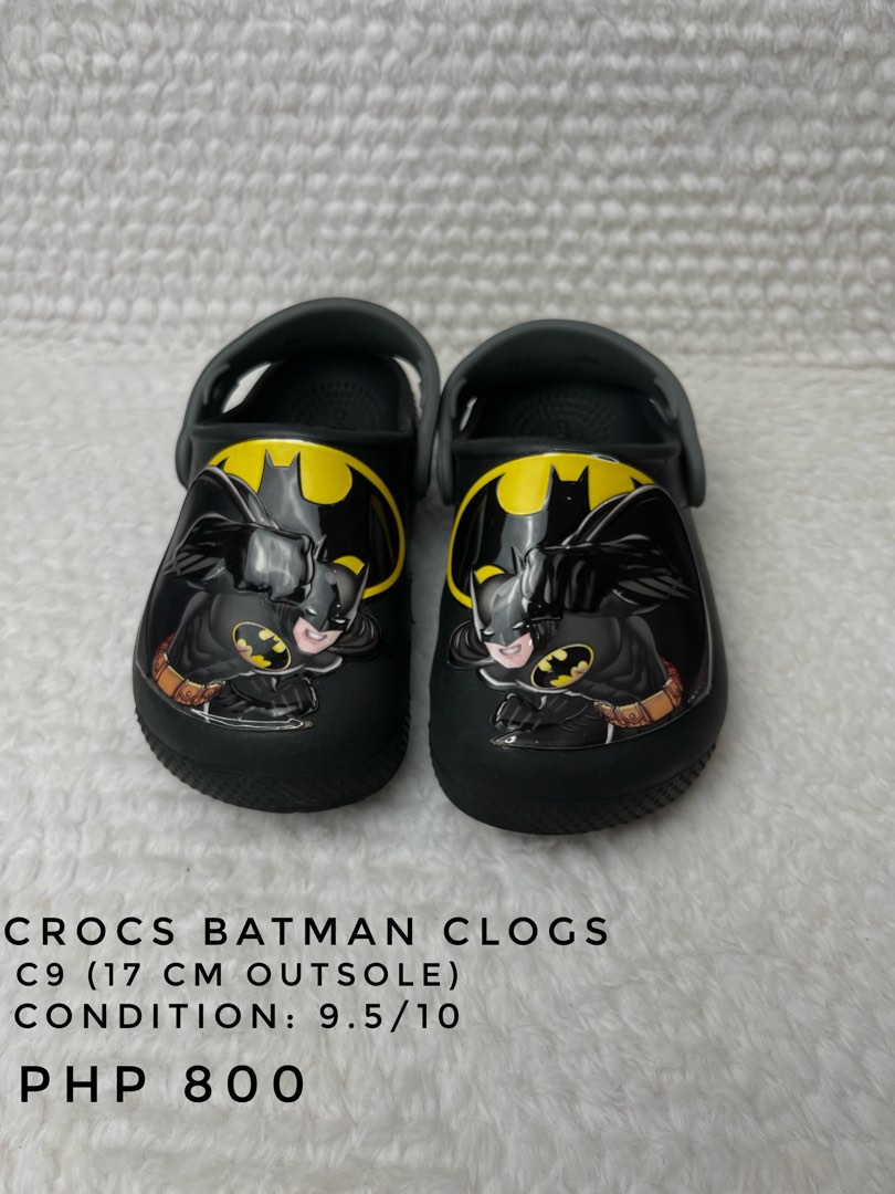 Batman clogs sales