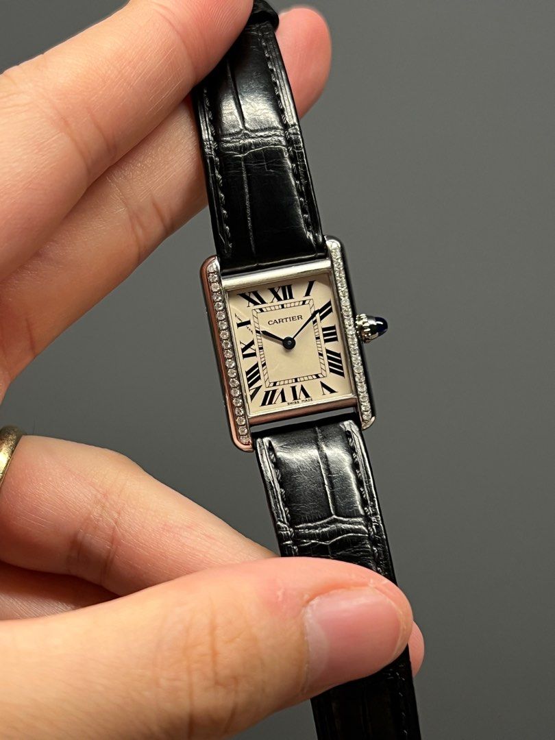 Cartier tank new arrivals louis white gold