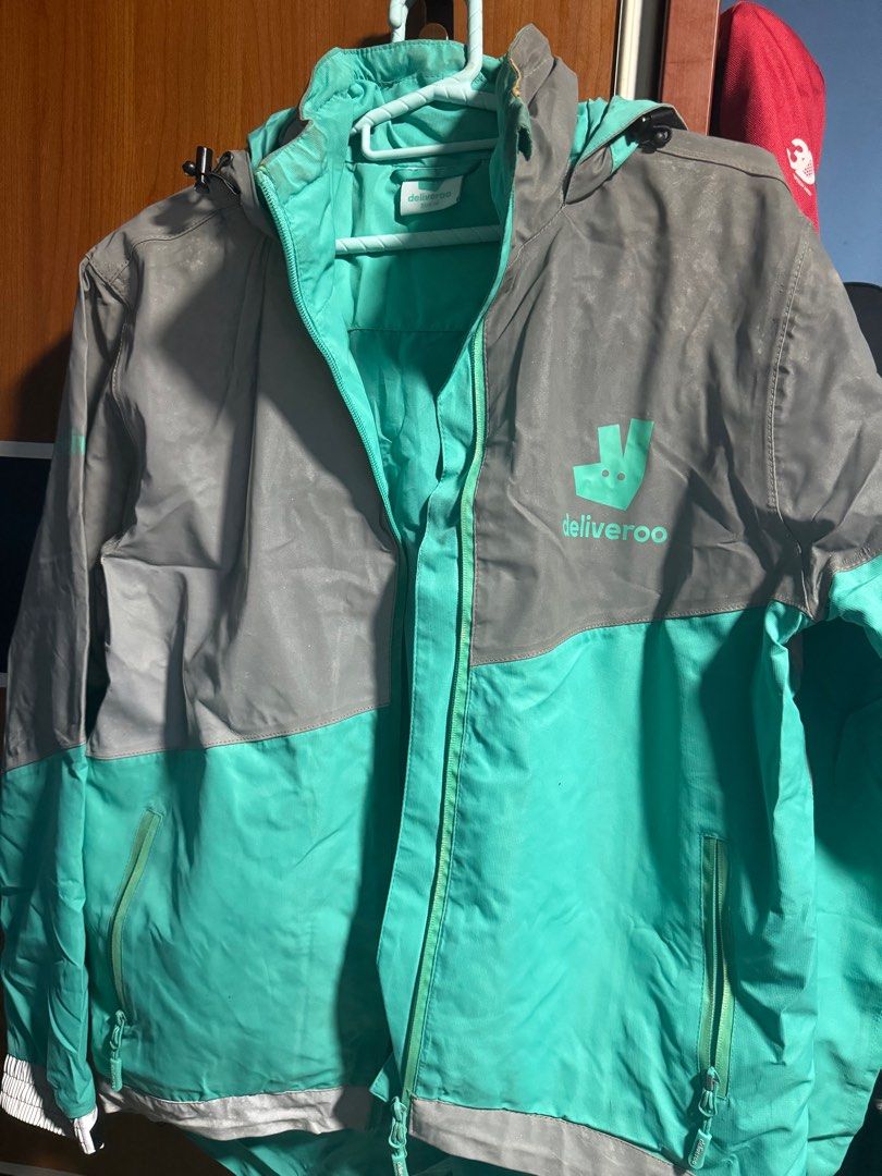 DELIVEROO Motorcycle Raincoat Size M Motorcycles Motorcycle
