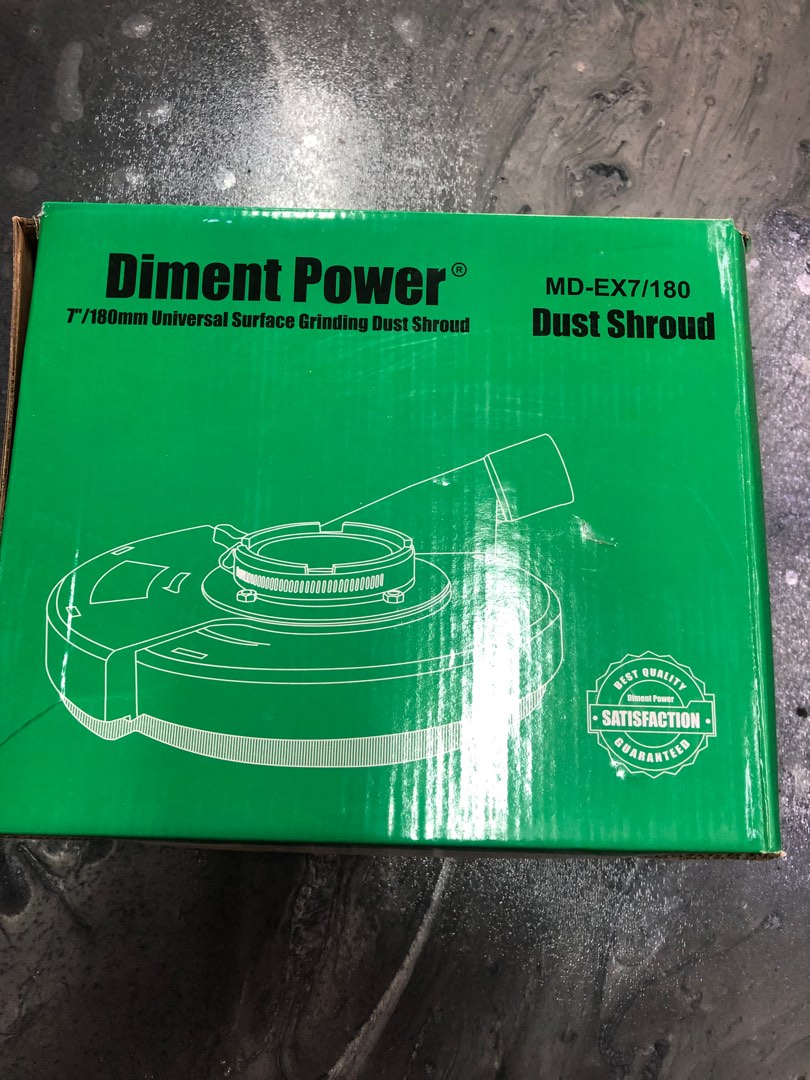 Diment power dust shroud for angle grinder 180mm, Everything Else on  Carousell
