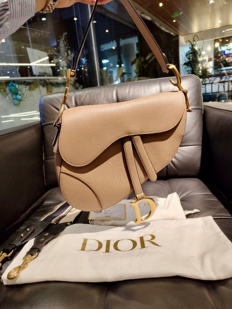 Dior saddle bag 2025 with long strap