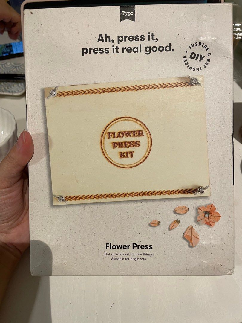 DIY Flower Press Kit, Hobbies & Toys, Stationery & Craft, Handmade