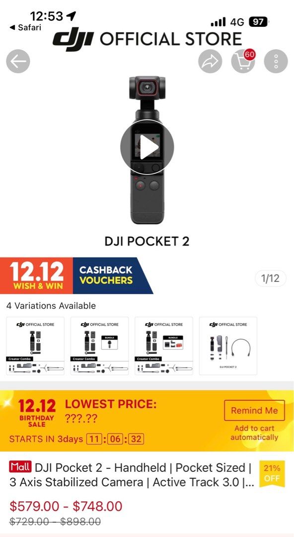 Black friday dji pocket 2 deals