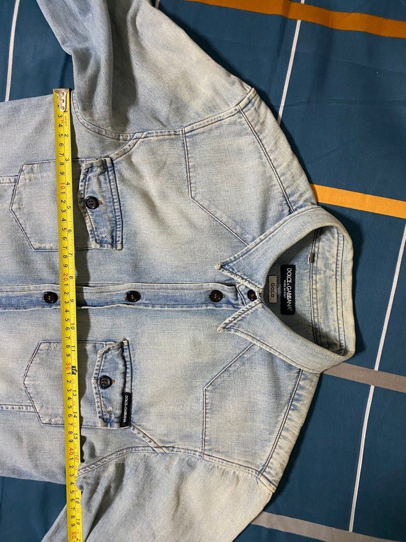 D&g denim jacket top