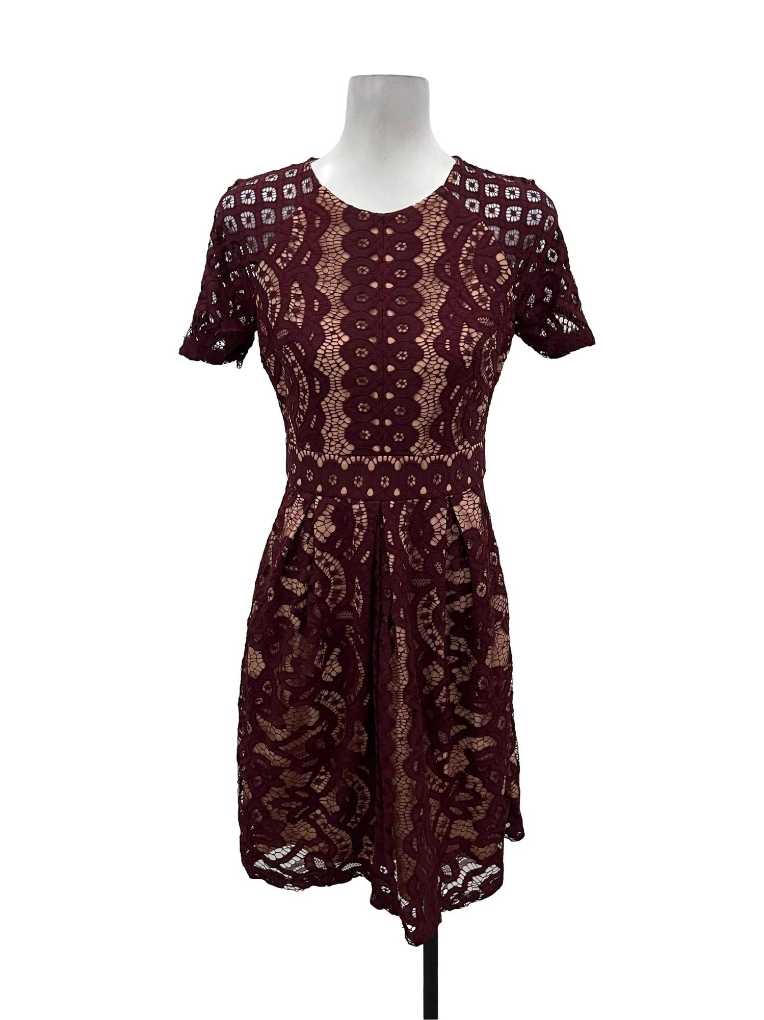 Doublewoot Sangria Red Lace Dress Women s Fashion Dresses Sets