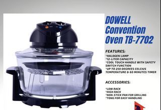 Dowell convection oven Tb7702