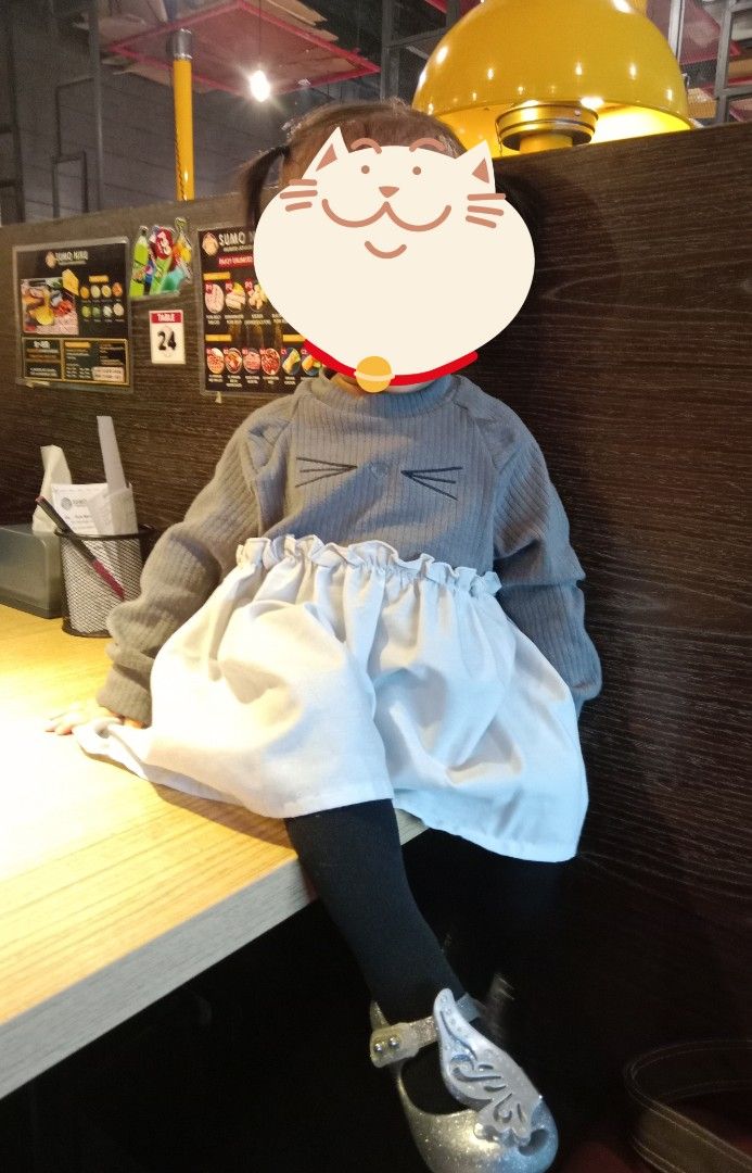 Dress for baby (Category: Babies & Kids Fashion) located in Bacoor. Submitted by knotdys (Listing ID 1270161833, Image 3). Description: 80 on tag fits 1-2 years old see photos when worn with 16-month old.