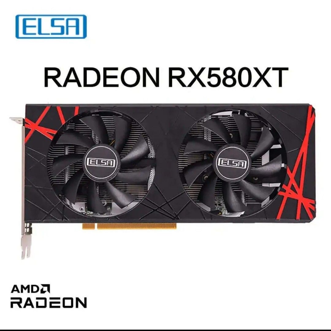 New In Box* ELSA RX 580 8GB GDDR5 256bit GPU Gaming GPU