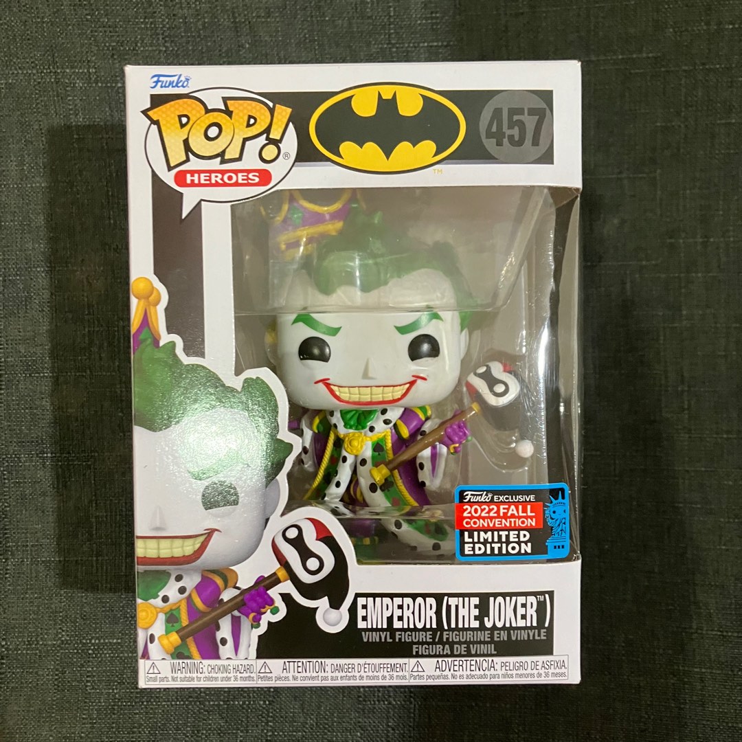 FUNKO POP! Batman Emperor The Joker 2022 Fall Convention Limited Edition  (457)