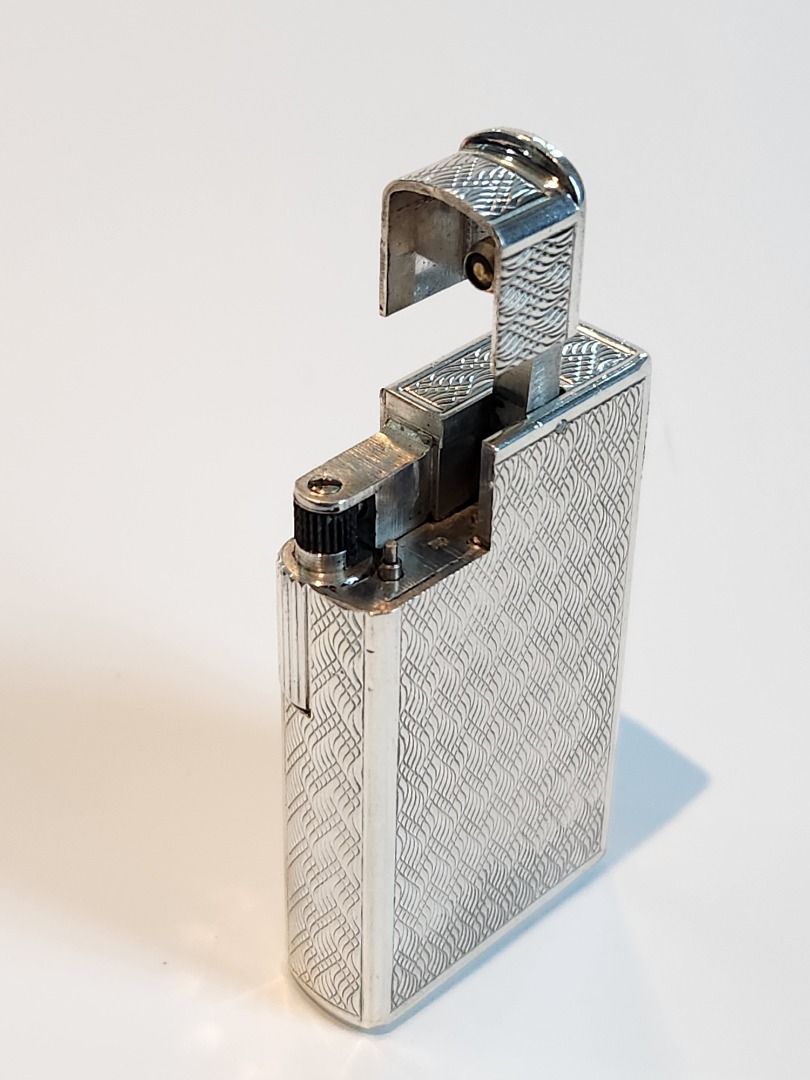 Solid silver dunhill lighter hot sale