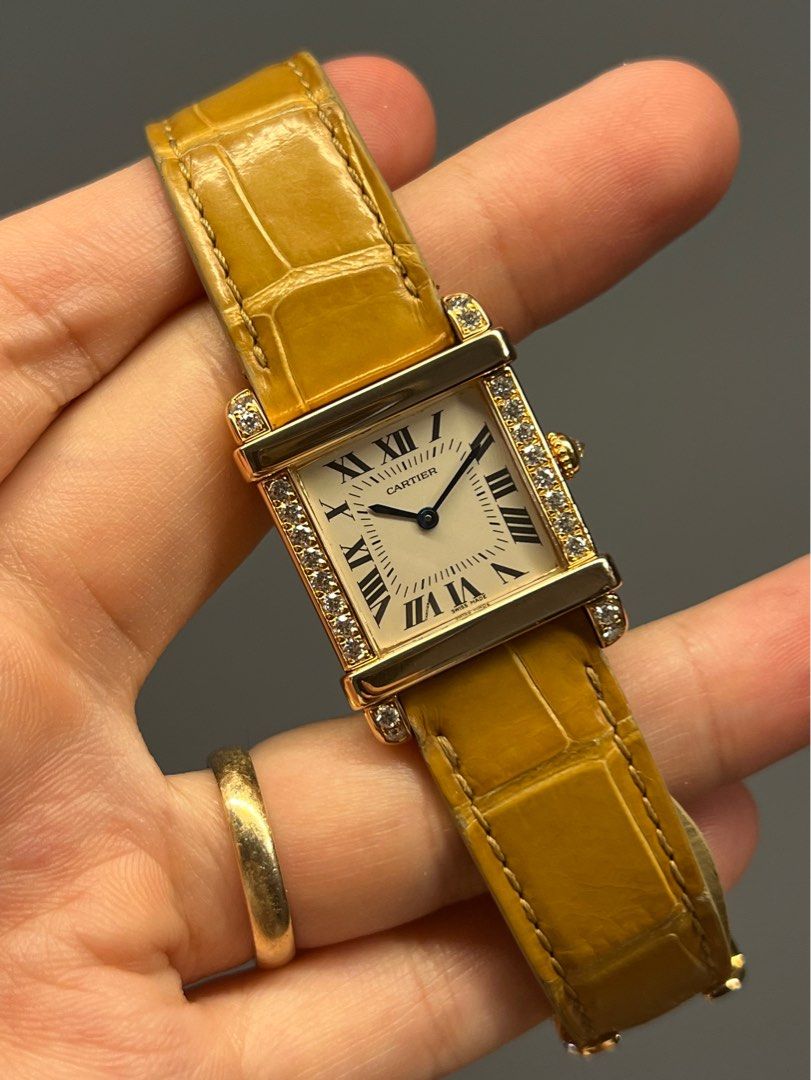 FACTORY DIAMONDS Cartier Tank Chinoise 2686 Quartz Luxury