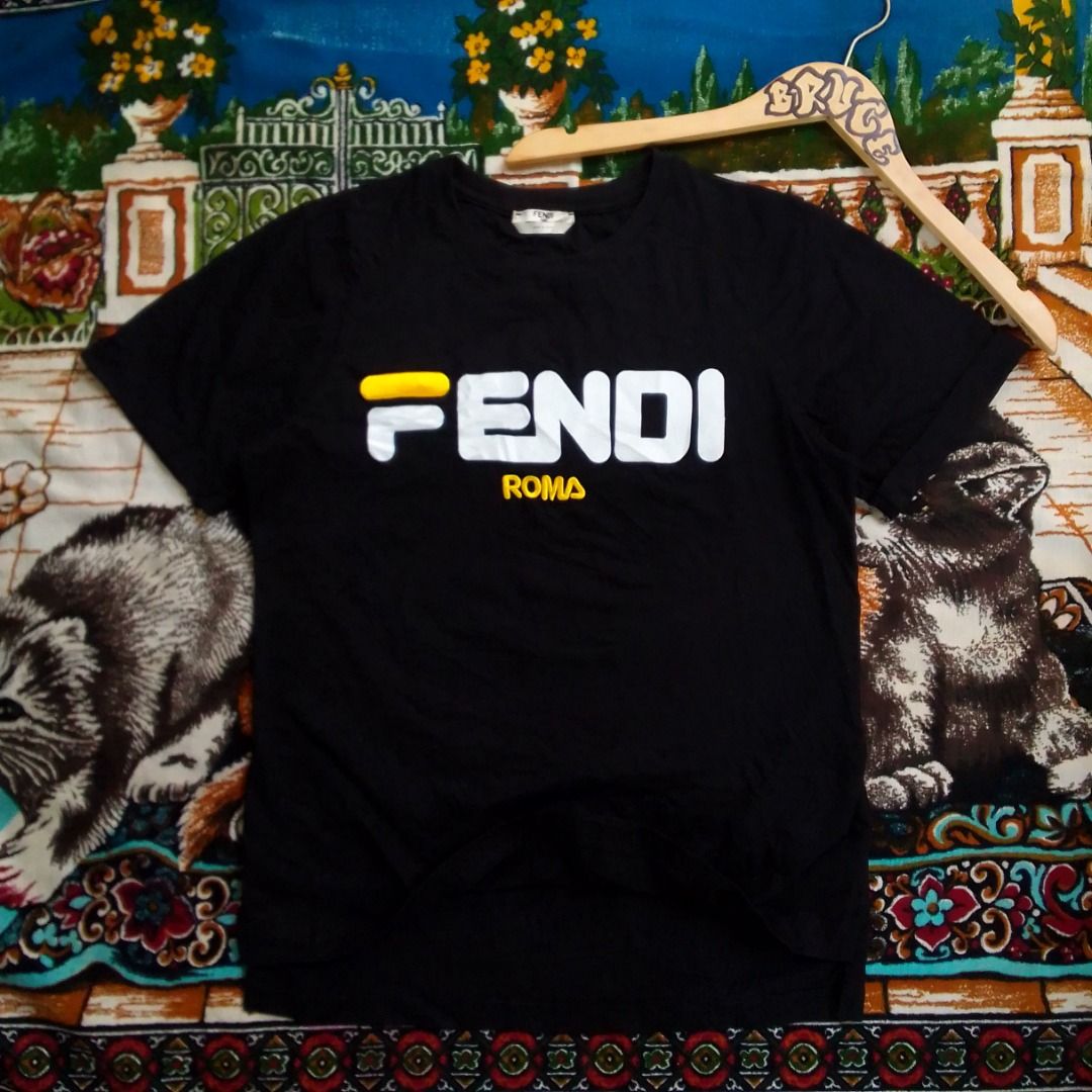 Fendi x hot sale fila t shirt