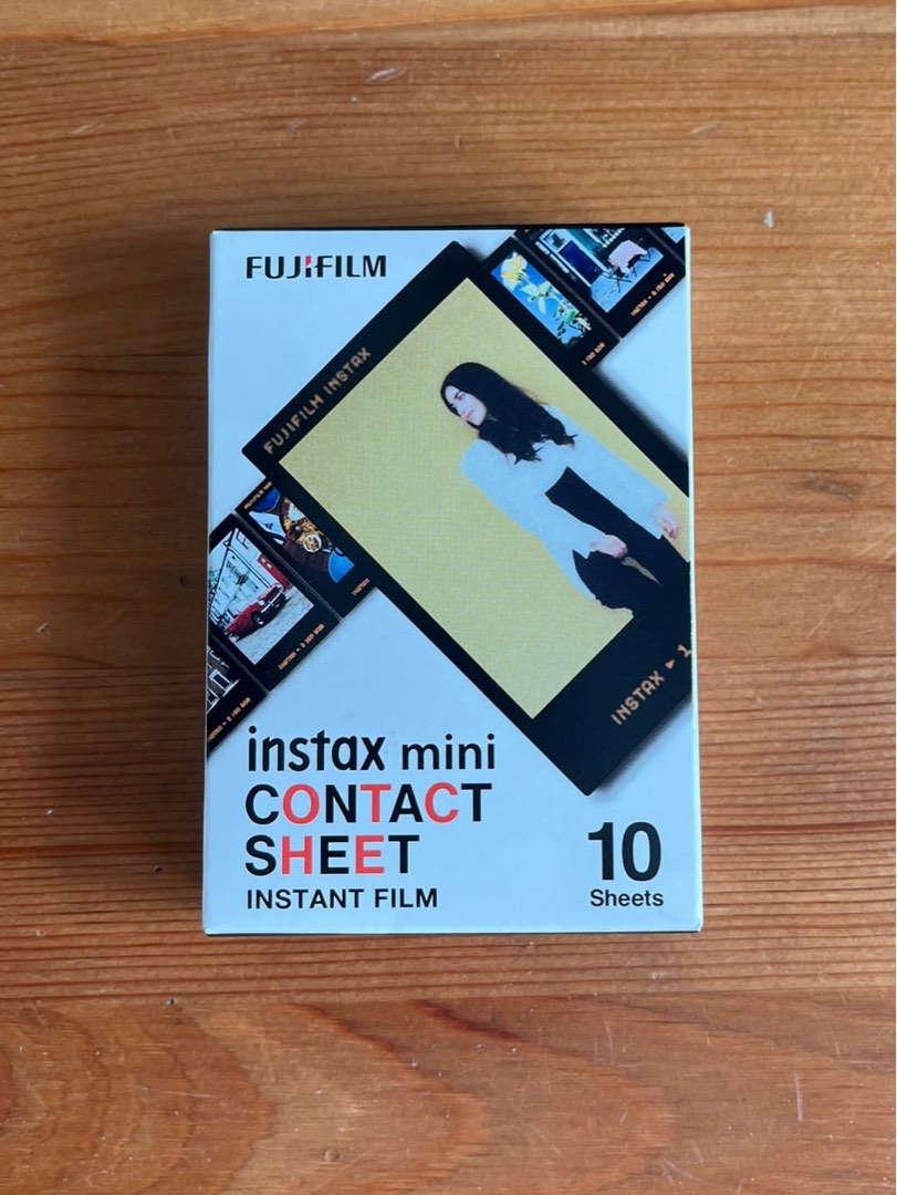 Fujifilm instax Mini Contact Sheet película con 10 fotos