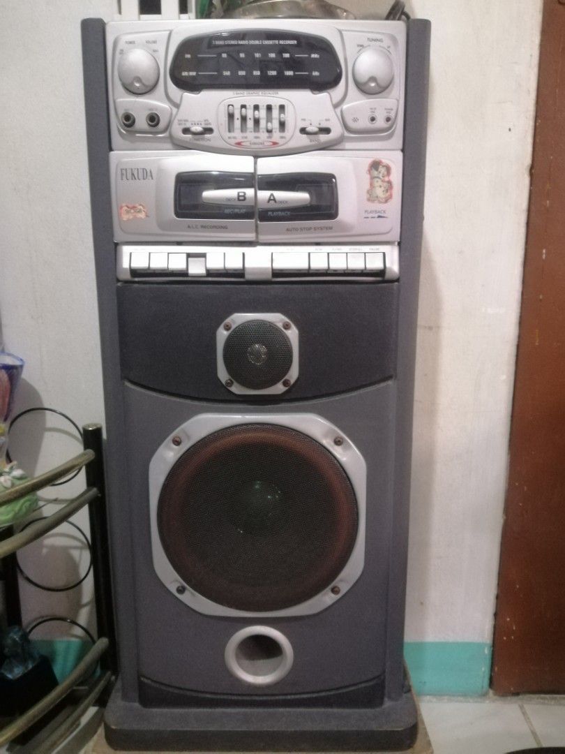 Fukuda sound system (Category: Soundbars, Speakers & Amplifiers) located in Antipolo. Submitted by gavepsalmstuff (Listing ID 1270148780, Image 1). Description: AM/FM working Pwede lagyan ng mic.