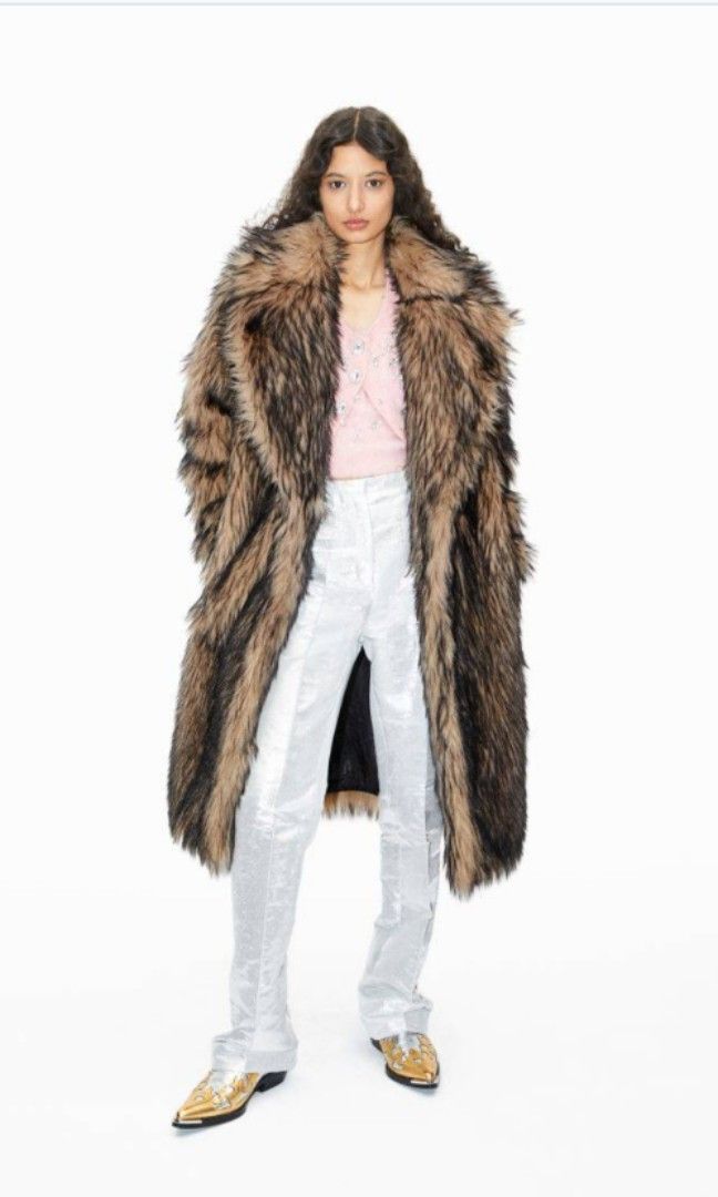 Fur Coat Rabanne H M Women s Fashion Coats Jackets and
