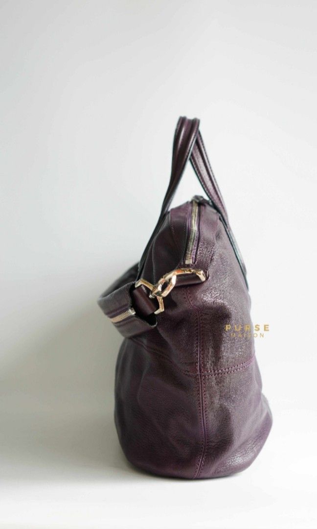 Givenchy Nightingale Plum Medium Grained Leather (Category: Luxury Bags & Wallets) located in Taguig. Submitted by pursemaison (Listing ID 1270164823, Image 3). Description: Givenchy Nightingale Plum Medium Grained Leather ✨Php 39,000 *Additional 4.4% for straight credit card payments *Available for 3 months layaway with 1% interest per month *BDO credit card up to 36 mos & Citibank credit card up to 24 mos (with interest) CONDITION: Preloved con