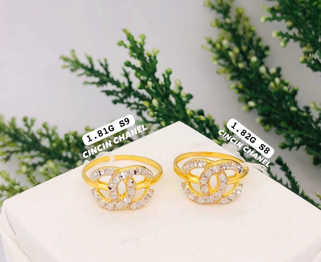 Bhima Jewellers 22K Yellow Gold ring for Women, 2.61g. : Amazon.in: Fashion