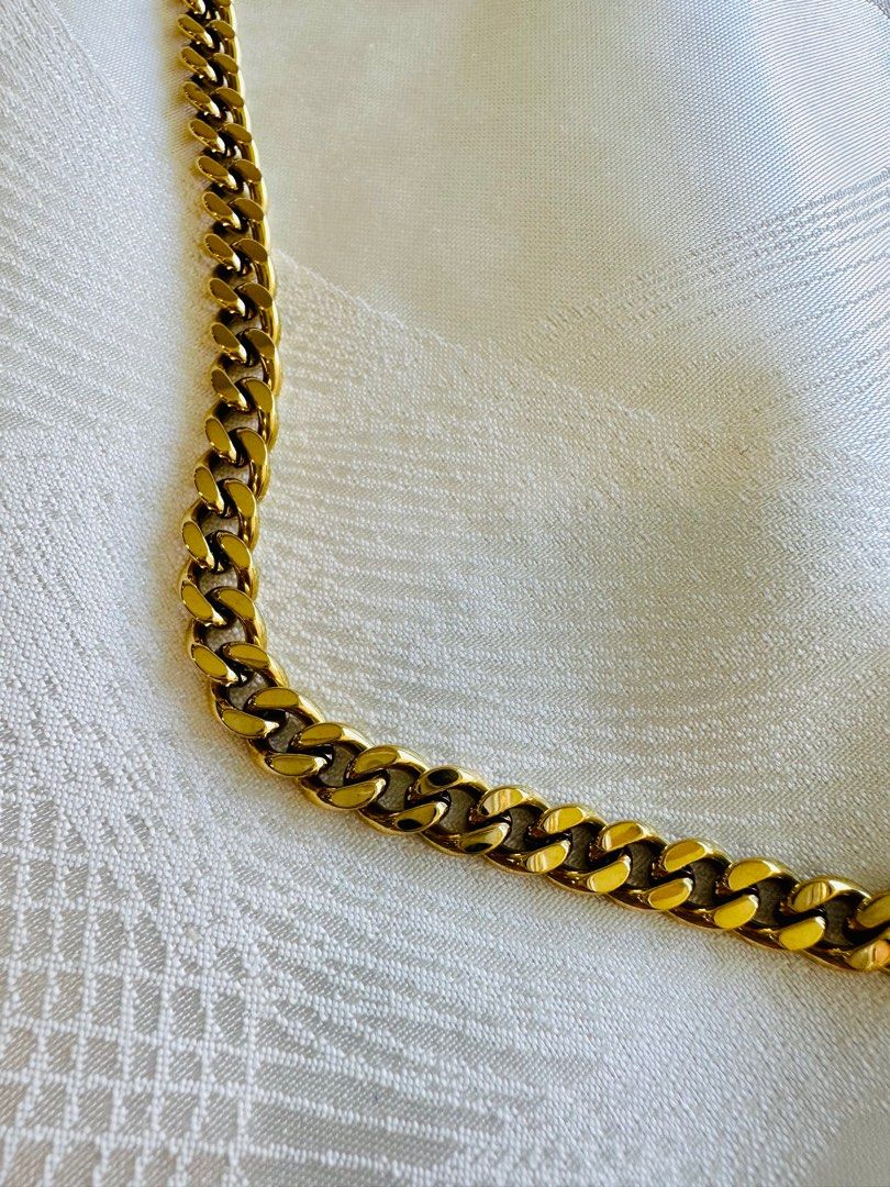 Gold plated top brass chain