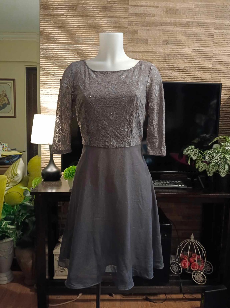 SHIMMER DRESS ★ GREY