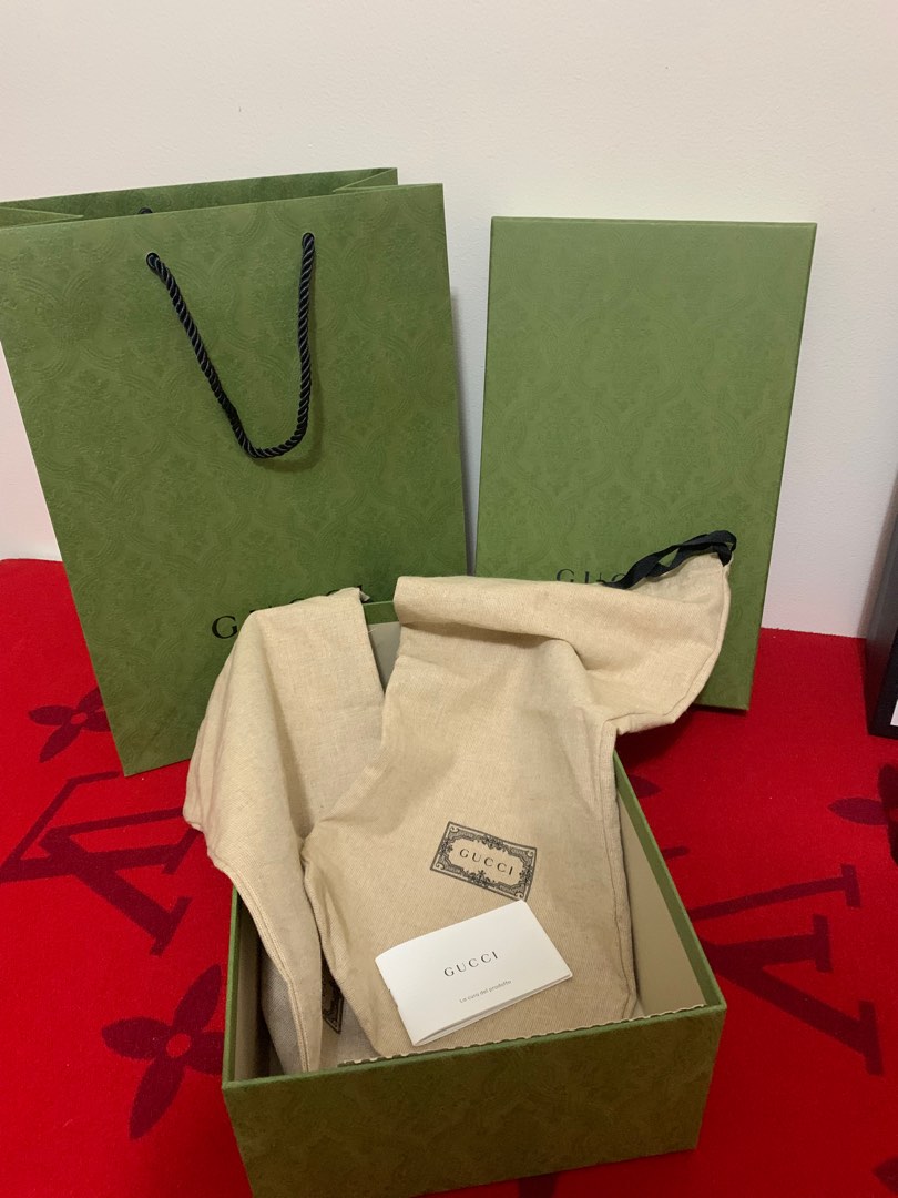Gucci shoe box inclusions, Luxury, Sneakers & Footwear on Carousell