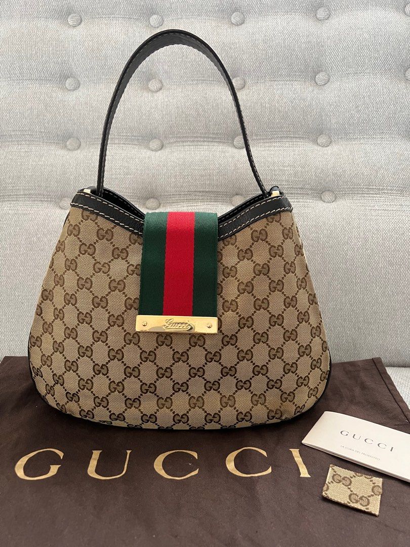 Gucci web hobo 2025 bag