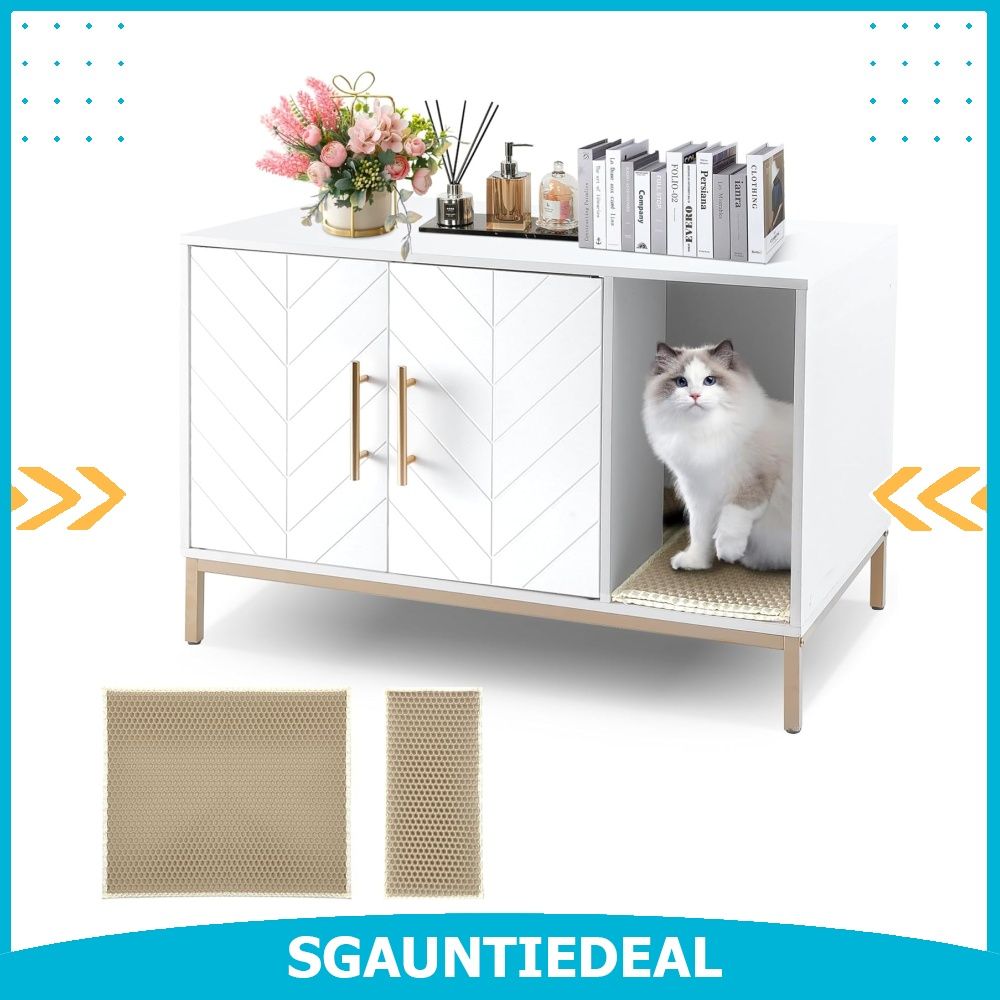 Designer cat litter box furniture sales