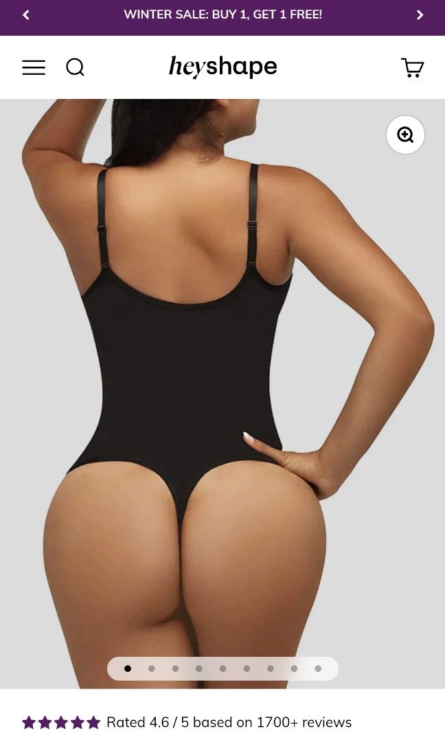 Heyshape viral bodysuit in black, Women's Fashion, New Undergarments &  Loungewear on Carousell