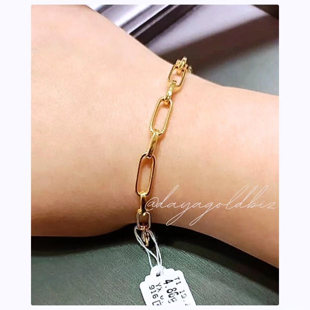 HIGH POLISHING CHAIN LINK BRACELET Women s Fashion Jewelry