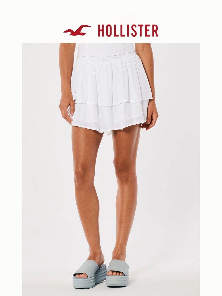 White skirt hollister top