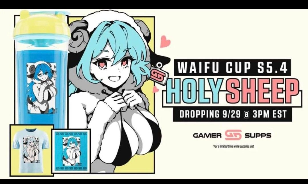 GAMERSUPPS WAIFU CUP - S5.4 HOLY SHEEP – Gamer Wares