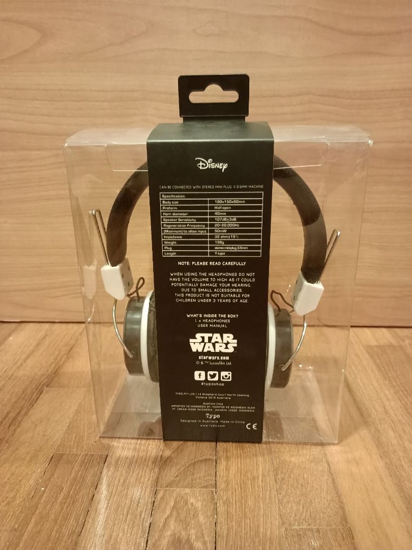 [Hong Kong Disneyland] TYPO Star Wars Darth Vader Wandering Headphones ...