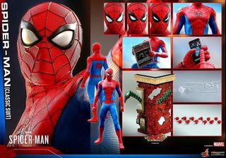Pré-venda Hot Toys Marvel's Spider-Man 2 VGM56 Spider-Man (Black