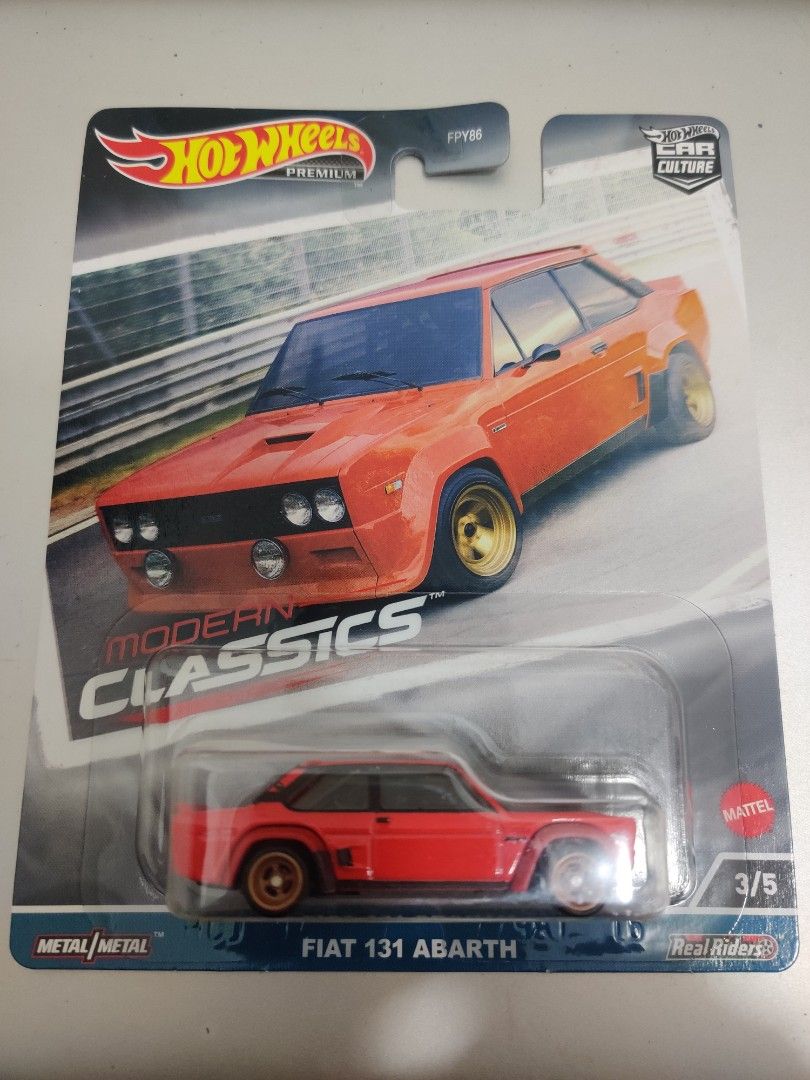 Hot wheels Fiat 131 Abarth (Category: Vehicle & Diecast Models) located in Mangaldan. Submitted by ssmvp (Listing ID 1270243916, Image 1). Description: Mint 450 Dm for more photos MOP: Maya/Gcash -Mine now pay now -No reservation LBC.