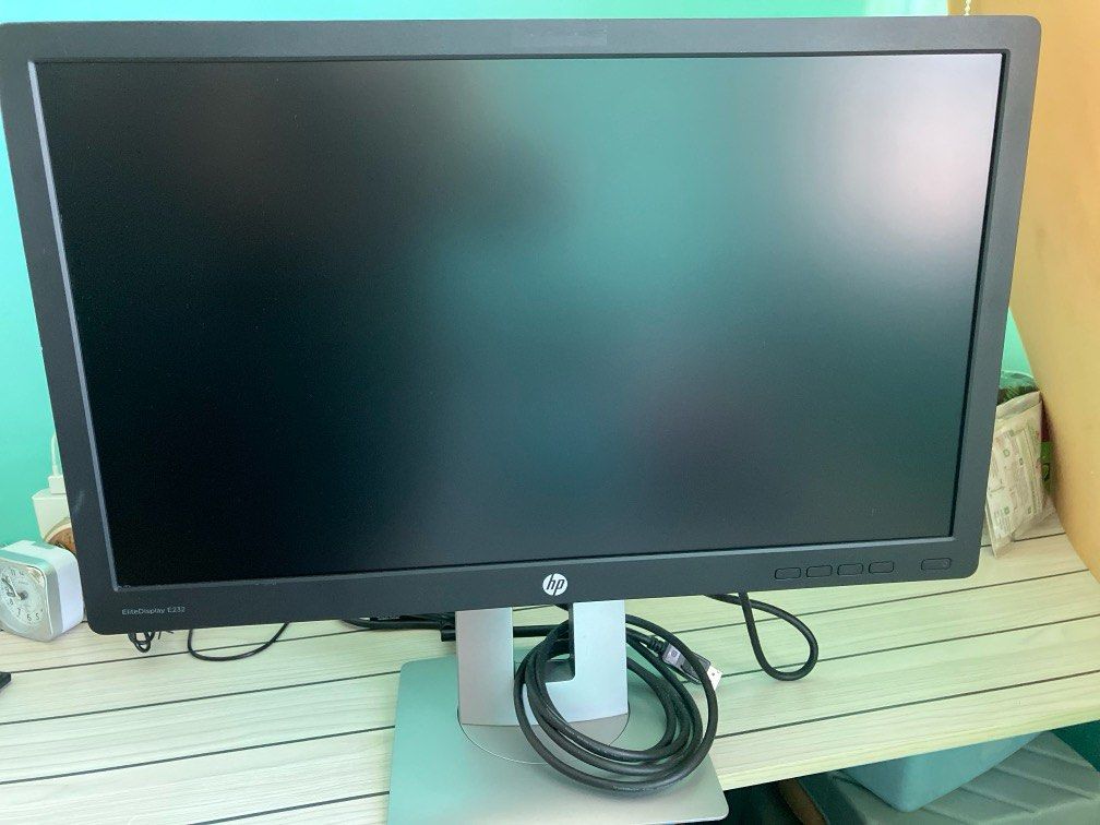 HP EliteDisplay E232 monitor, Computers & Tech, Parts & Accessories ...