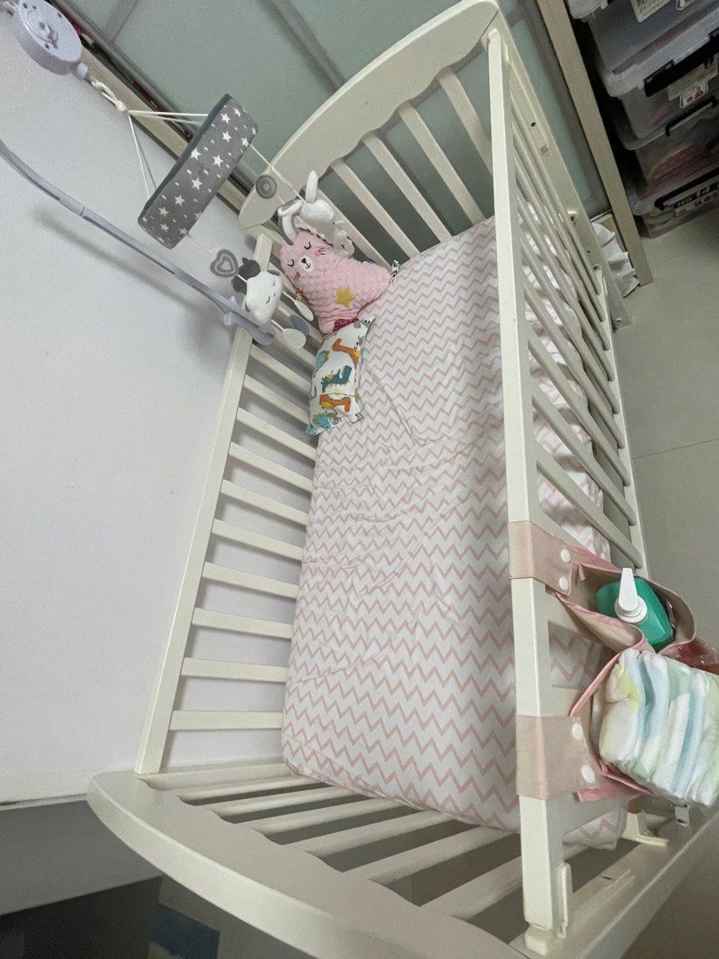 Ikea Baby Cot no wheels, Babies & Kids, Baby Nursery & Kids Furniture ...