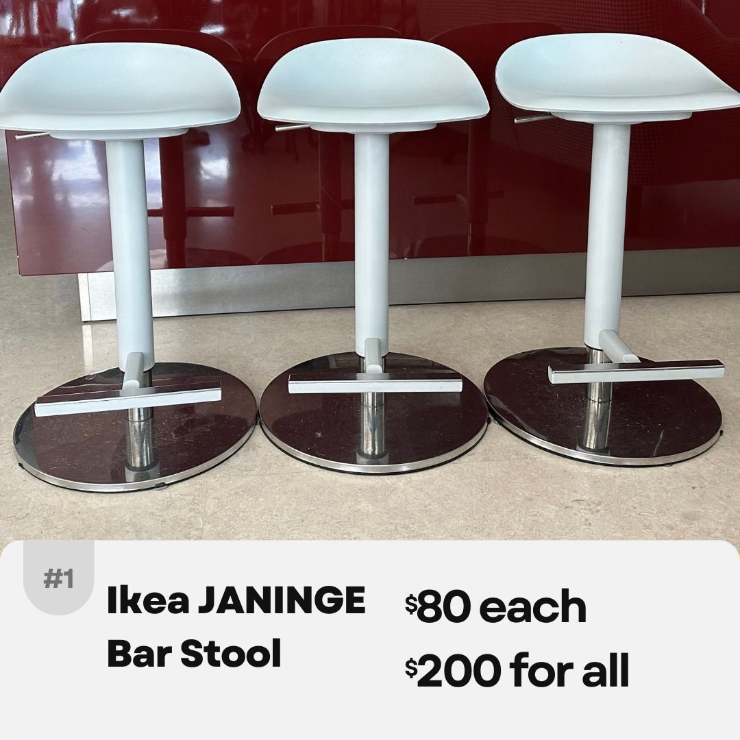 Ikea janinge bar shop stool