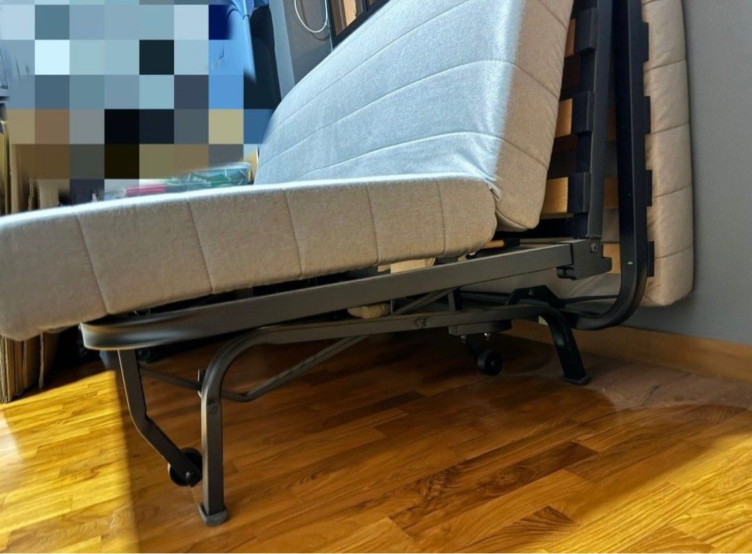 IKEA Lycksele Lovas Foldable Sofa Bed Queen Size 3 seater (Frame ...