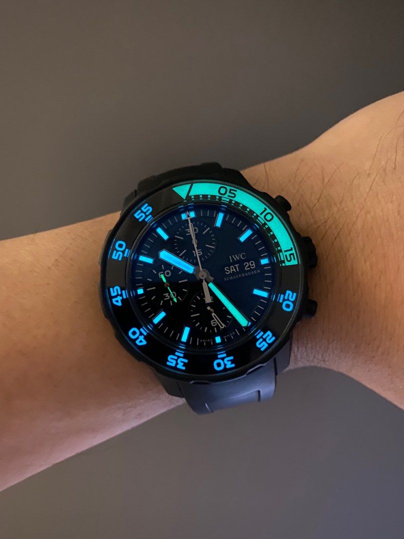 Iwc Aquatimer Galapagos Luxury Watches on Carousell