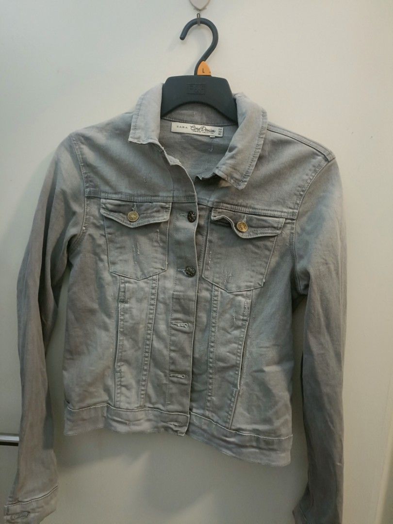 Jaket jeans zara hot sale