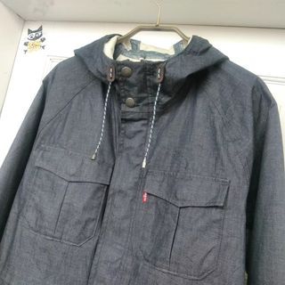 Jaket Pria Levi's Outdoor Denim Parka Ori Second Preloved