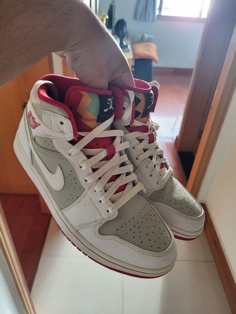 Jordan 1 hare mid aj1 eur44.5 us10.5 Carousell